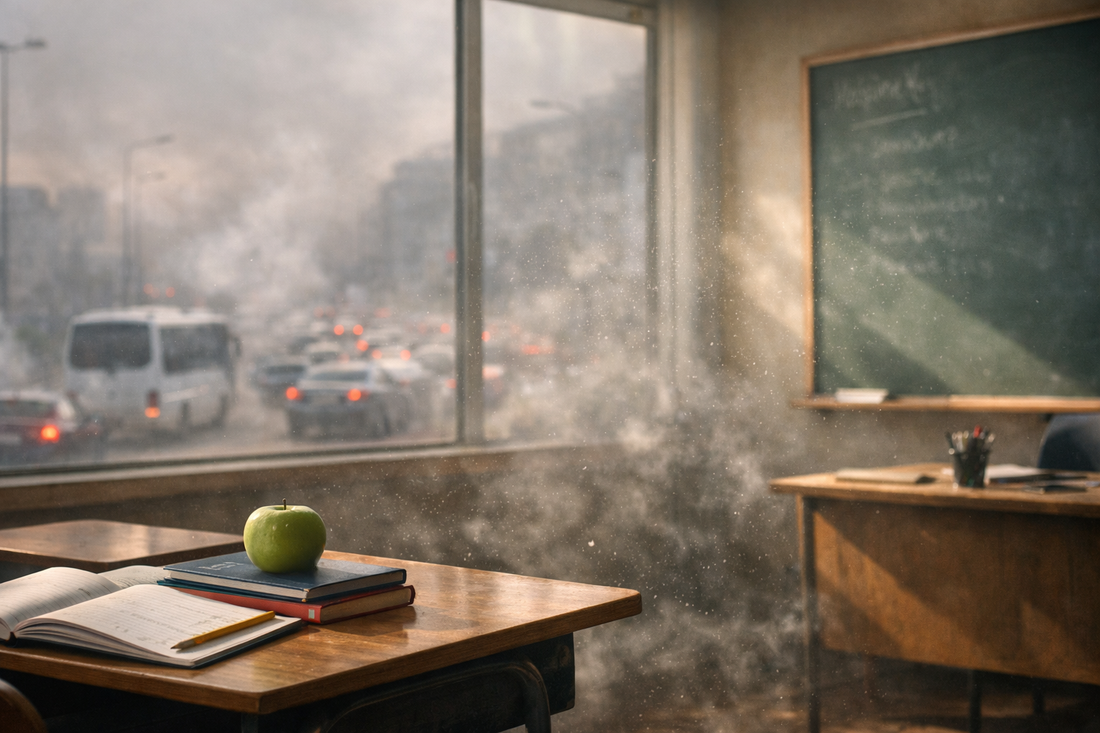 How Traffic Pollution Finds Its Way Into Classrooms