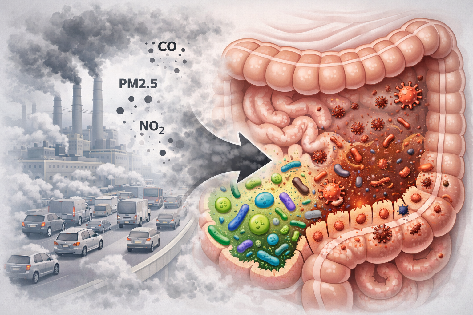 The Air You Breathe May Be Quietly Disrupting Your Gut